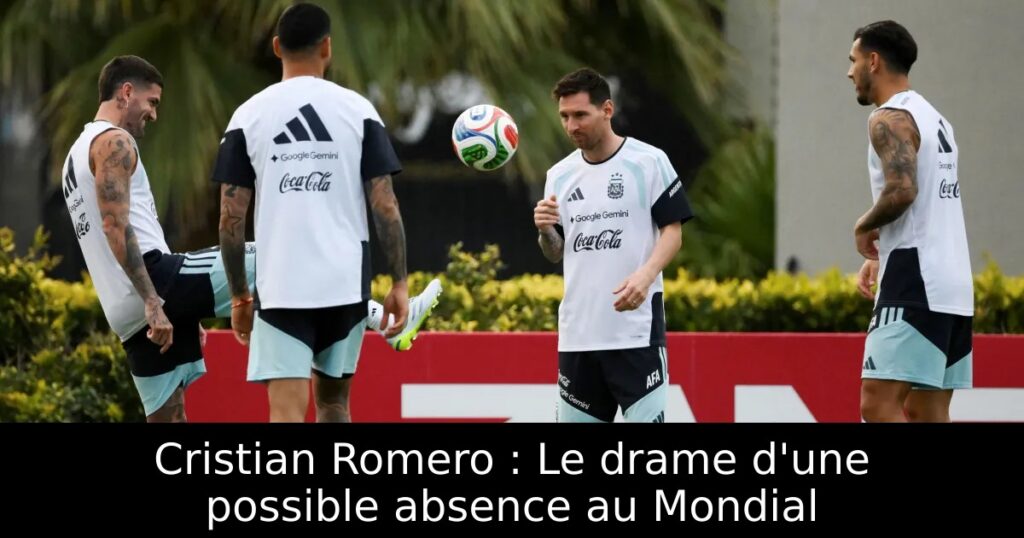 Cristian Romero : Le drame d&rsquo;une possible absence au Mondial