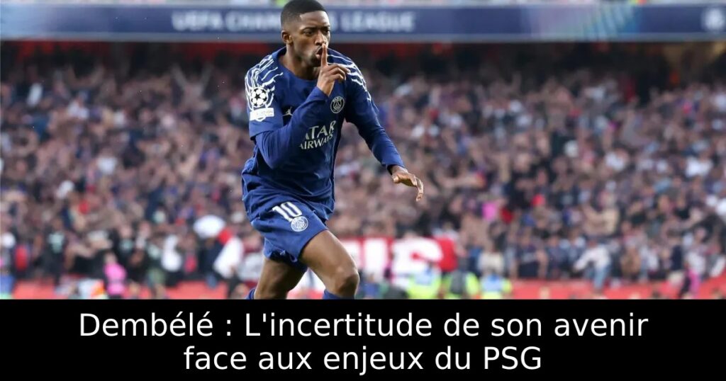 Dembélé : L&rsquo;incertitude de son avenir face aux enjeux du PSG