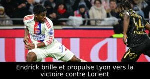 Endrick brille et propulse Lyon vers la victoire contre Lorient