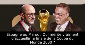 Espagne ou Maroc : Qui mérite vraiment d&rsquo;accueillir la finale de la Coupe du Monde 2030 ?