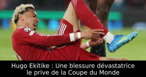 Hugo Ekitike : Une blessure dévastatrice le prive de la Coupe du Monde