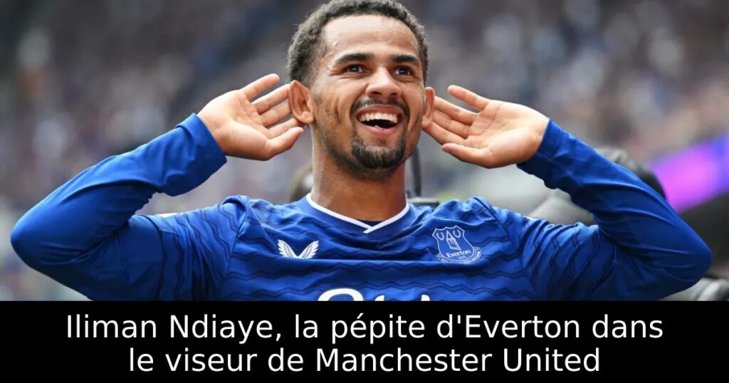 Iliman Ndiaye, la pépite d&rsquo;Everton dans le viseur de Manchester United