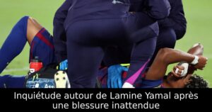 Inquiétude autour de Lamine Yamal après une blessure inattendue