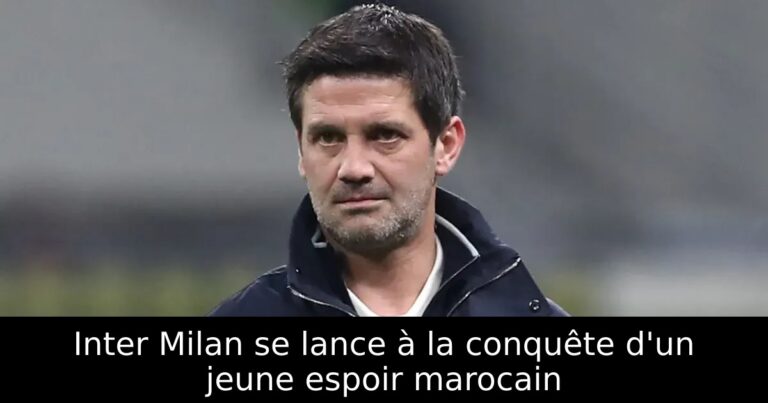Inter Milan se lance à la conquête d'un jeune espoir marocain