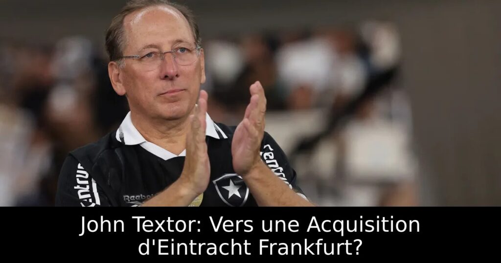 John Textor: Vers une Acquisition d&rsquo;Eintracht Frankfurt?