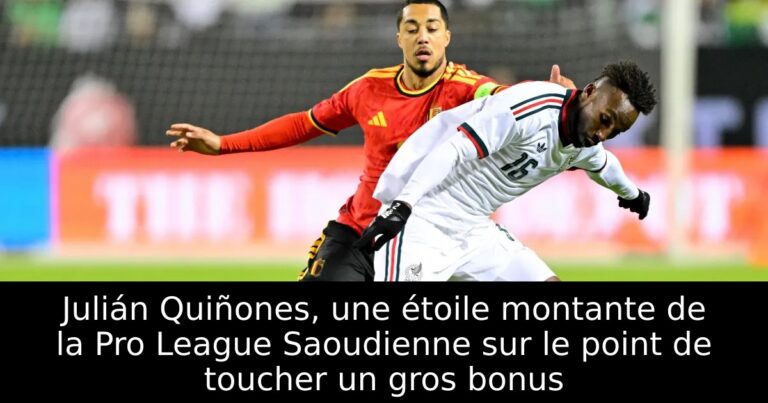 Julián Quiñones, une étoile montante de la Pro League Saoudienne sur le point de toucher un gros bonus