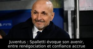 Juventus : Spalletti évoque son avenir, entre renégociation et confiance accrue
