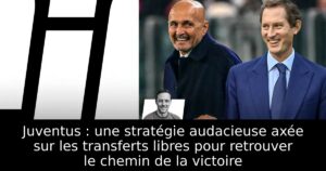 Juventus : une stratégie audacieuse axée sur les transferts libres pour retrouver le chemin de la victoire