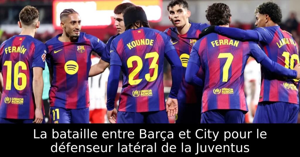 La bataille entre Barça et City pour le défenseur latéral de la Juventus