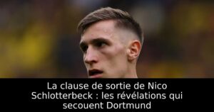 La clause de sortie de Nico Schlotterbeck : les révélations qui secouent Dortmund