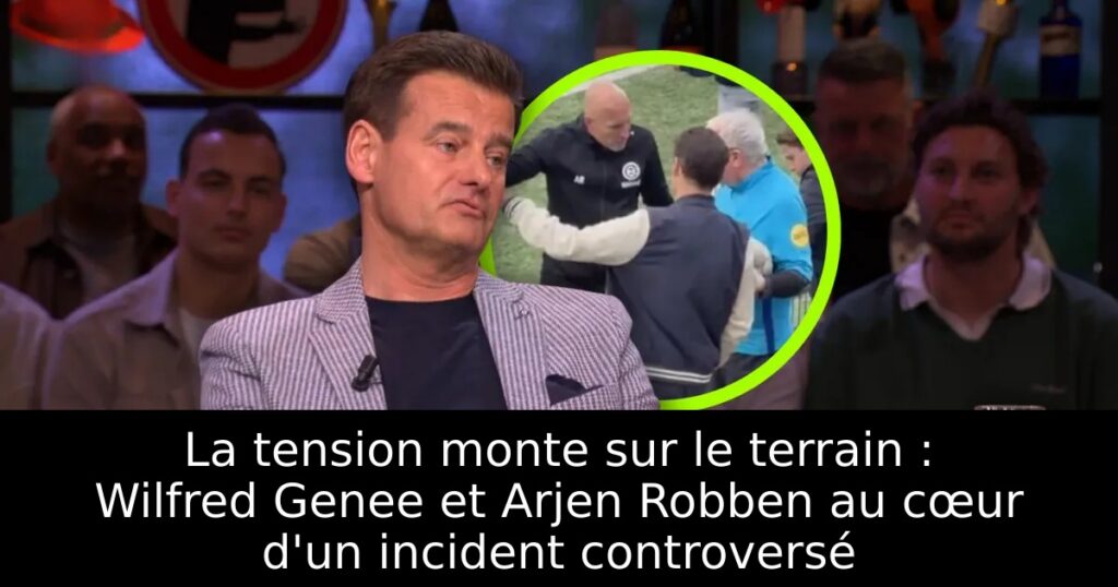 La tension monte sur le terrain : Wilfred Genee et Arjen Robben au cœur d&rsquo;un incident controversé