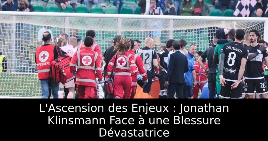 L&rsquo;Ascension des Enjeux : Jonathan Klinsmann Face à une Blessure Dévastatrice