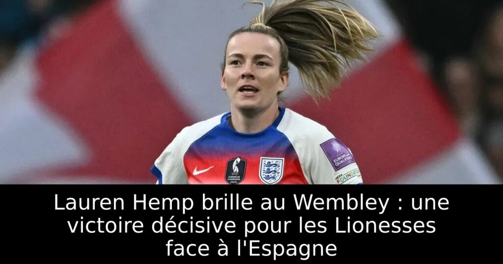 Lauren Hemp brille au Wembley : une victoire décisive pour les Lionesses face à l&rsquo;Espagne