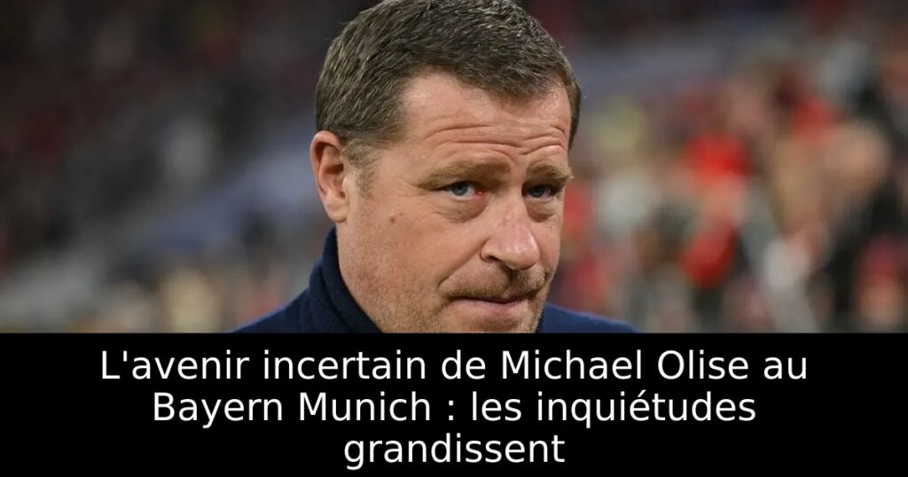 L&rsquo;avenir incertain de Michael Olise au Bayern Munich : les inquiétudes grandissent
