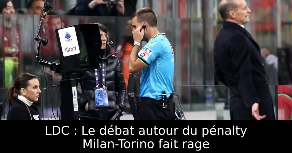 LDC : Le débat autour du pénalty Milan-Torino fait rage