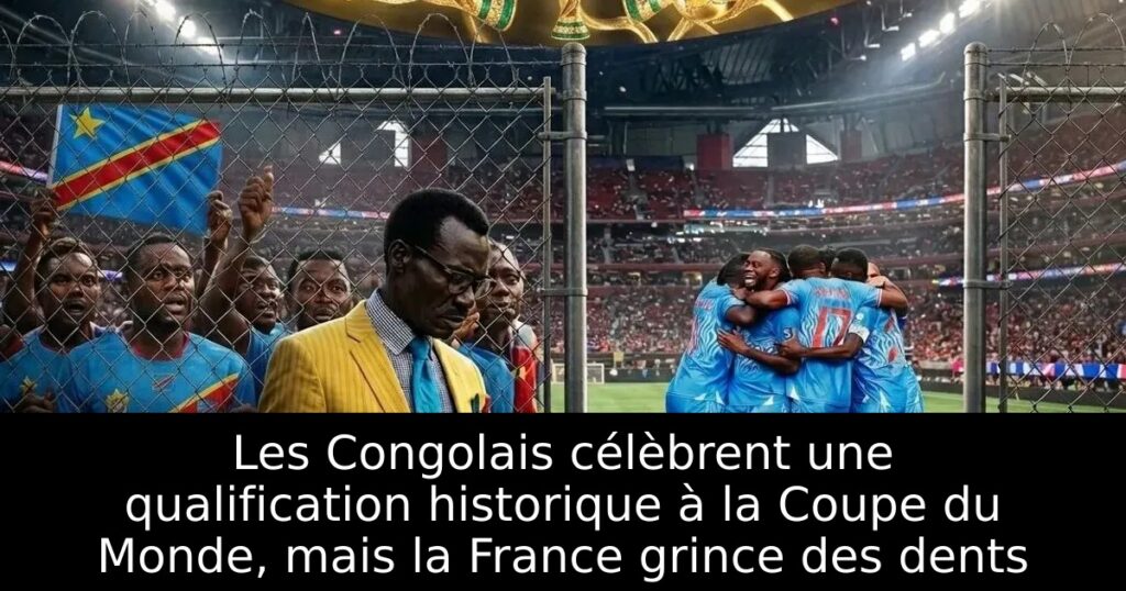 Les Congolais célèbrent une qualification historique à la Coupe du Monde, mais la France grince des dents