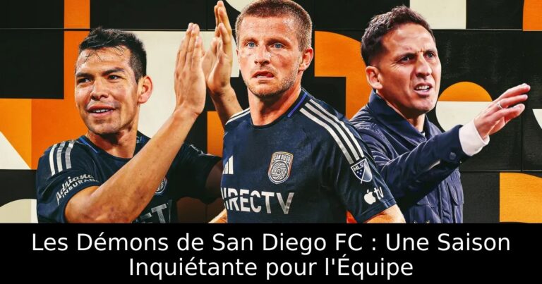Les Démons de San Diego FC : Une Saison Inquiétante pour l'Équipe