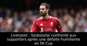 Liverpool : Szoboszlai confronté aux supporters après une défaite humiliante en FA Cup