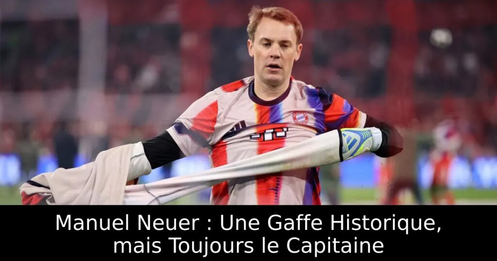 Manuel Neuer : Une Gaffe Historique, mais Toujours le Capitaine