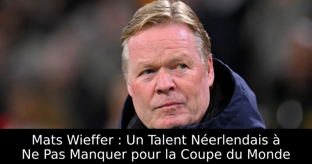 Mats Wieffer : Un Talent Néerlendais à Ne Pas Manquer pour la Coupe du Monde