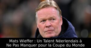 Mats Wieffer : Un Talent Néerlendais à Ne Pas Manquer pour la Coupe du Monde