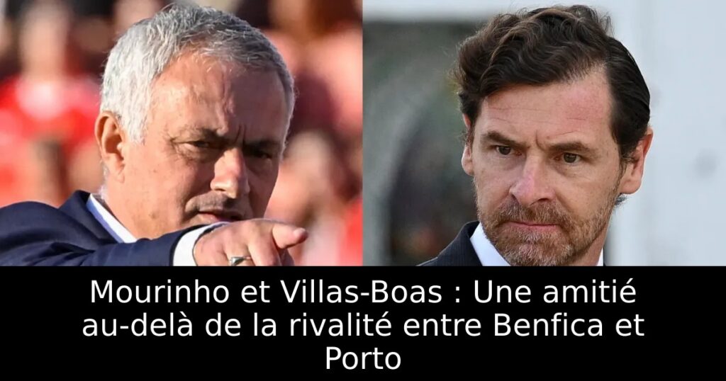 Mourinho et Villas-Boas : Une amitié au-delà de la rivalité entre Benfica et Porto