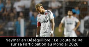 Neymar en Déséquilibre : Le Doute de Rai sur sa Participation au Mondial 2026