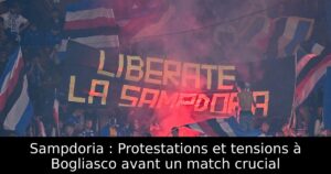 Sampdoria : Protestations et tensions à Bogliasco avant un match crucial