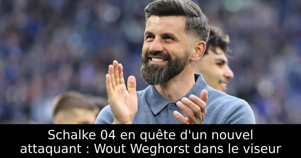 Schalke 04 en quête d&rsquo;un nouvel attaquant : Wout Weghorst dans le viseur
