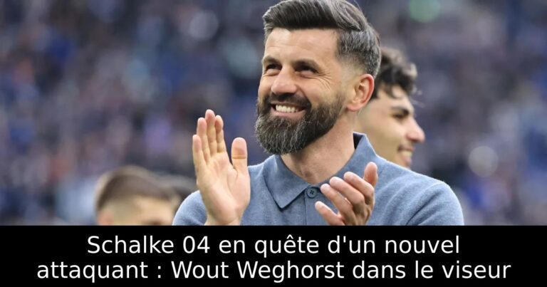 Schalke 04 en quête d'un nouvel attaquant : Wout Weghorst dans le viseur