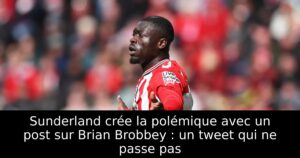 Sunderland crée la polémique avec un post sur Brian Brobbey : un tweet qui ne passe pas