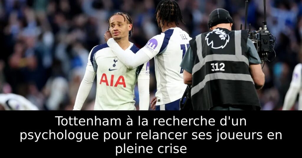 Tottenham à la recherche d&rsquo;un psychologue pour relancer ses joueurs en pleine crise