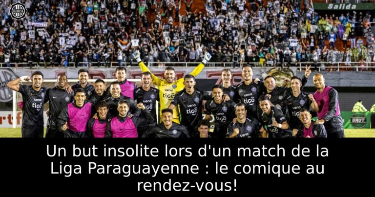 Un but insolite lors d'un match de la Liga Paraguayenne : le comique au rendez-vous!