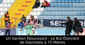 Un Gardien Éblouissant : Le But Étonnant de Gianniotis à 75 Mètres