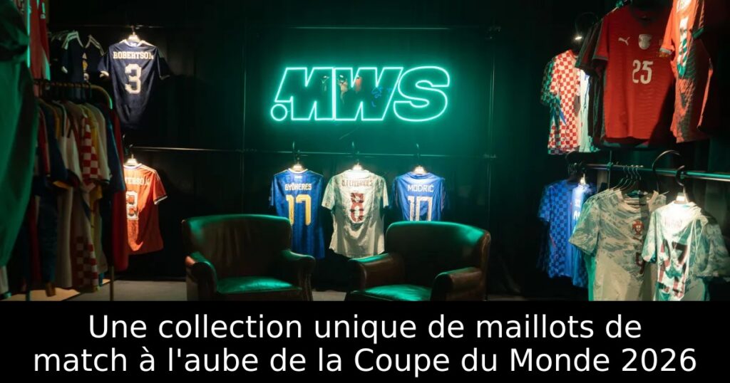 Une collection unique de maillots de match à l&rsquo;aube de la Coupe du Monde 2026