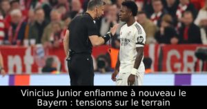 Vinicius Junior enflamme à nouveau le Bayern : tensions sur le terrain
