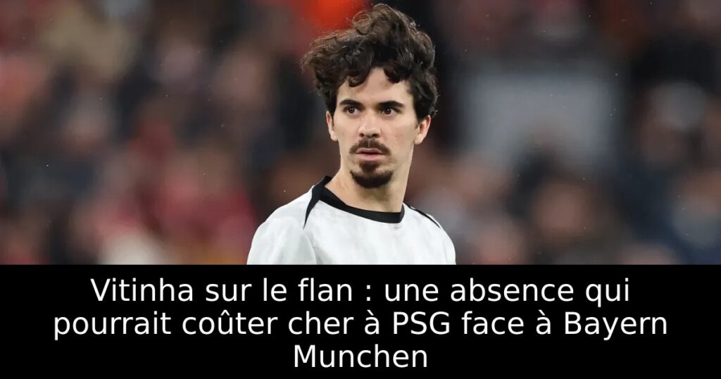 Vitinha sur le flan : une absence qui pourrait coûter cher à PSG face à Bayern Munchen