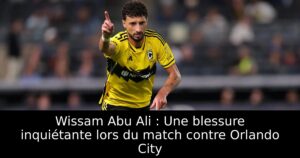 Wissam Abu Ali : Une blessure inquiétante lors du match contre Orlando City