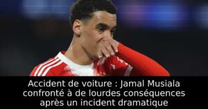 Accident de voiture : Jamal Musiala confronté à de lourdes conséquences après un incident dramatique