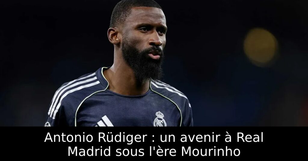Antonio Rüdiger : un avenir à Real Madrid sous l&rsquo;ère Mourinho
