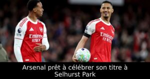 Arsenal prêt à célébrer son titre à Selhurst Park
