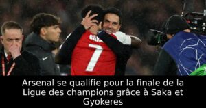 Arsenal se qualifie pour la finale de la Ligue des champions grâce à Saka et Gyokeres