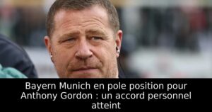Bayern Munich en pole position pour Anthony Gordon : un accord personnel atteint
