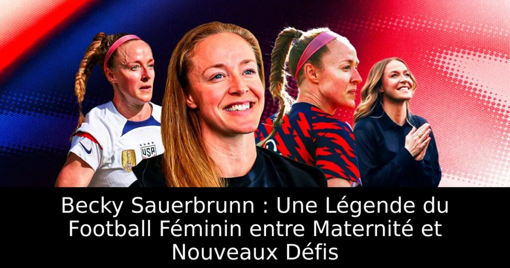 Becky Sauerbrunn : Une Légende du Football Féminin entre Maternité et Nouveaux Défis