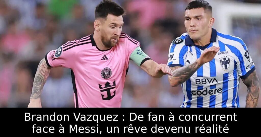Brandon Vazquez : De fan à concurrent face à Messi, un rêve devenu réalité