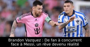 Brandon Vazquez : De fan à concurrent face à Messi, un rêve devenu réalité