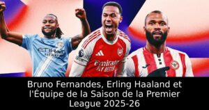 Bruno Fernandes, Erling Haaland et l&rsquo;Équipe de la Saison de la Premier League 2025-26