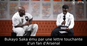 Bukayo Saka ému par une lettre touchante d&rsquo;un fan d&rsquo;Arsenal