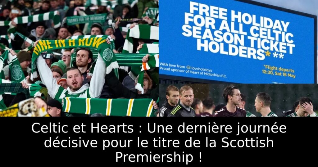 Celtic et Hearts : Une dernière journée décisive pour le titre de la Scottish Premiership !