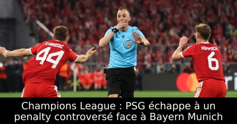 Champions League : PSG échappe à un penalty controversé face à Bayern Munich